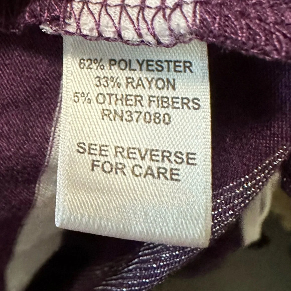 Purple/White/Silver Sparkle 3/4 sleeve (that is an open sleeve) Cato Size 18/20W - Picture 6 of 6